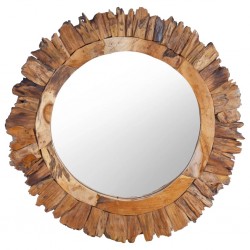 Sonata Стенно огледало, 60 см, тик, кръгло - Огледала