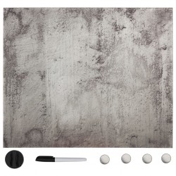 Sonata Магнитна дъска за стенен монтаж, стъкло, 50x50 см - Бизнес и Промишленост