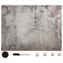 Sonata Магнитна дъска за стенен монтаж, стъкло, 80x60 см - Бизнес и Промишленост