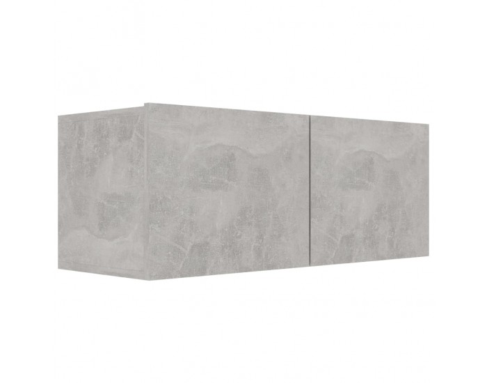 Sonata ТВ шкаф, бетонно сив, 80x30x30 см, ПДЧ Sonata ТВ шкаф, бетонно сив, 80x30x30 см, ПДЧ