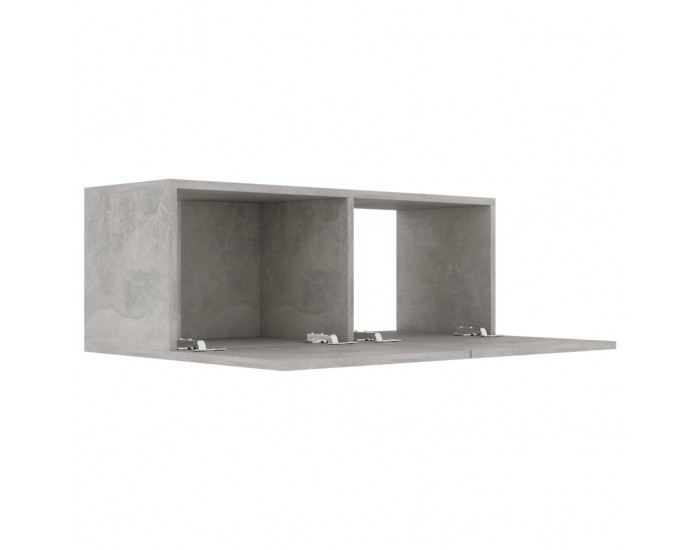Sonata ТВ шкаф, бетонно сив, 80x30x30 см, ПДЧ