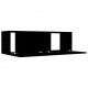 Sonata ТВ шкаф, черен, 100x30x30 см, ПДЧ