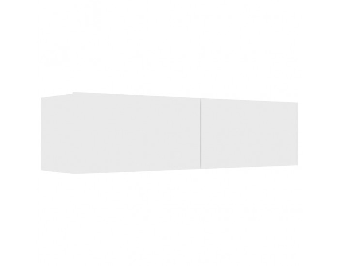 Sonata ТВ шкаф, бял, 120x30x30 см, ПДЧ