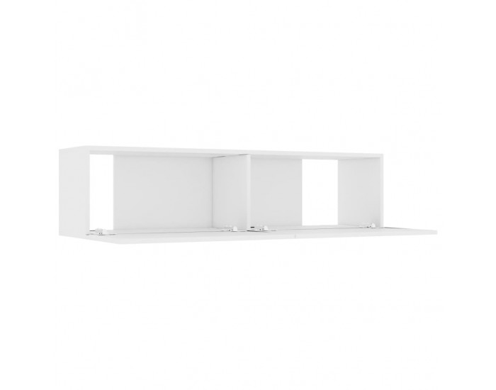 Sonata ТВ шкаф, бял, 120x30x30 см, ПДЧ