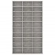 Sonata CD шкаф, бетонно сив, 102x16x177,5 см, ПДЧ