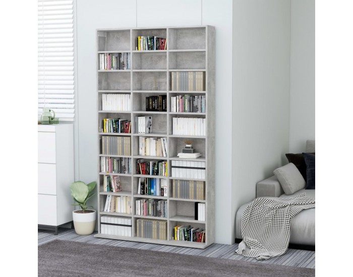 Sonata CD шкаф, бетонно сив, 102x16x177,5 см, ПДЧ Sonata CD шкаф, бетонно сив, 102x16x177,5 см, ПДЧ
