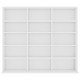 Sonata CD шкаф, бял, 102x16x89,5 см, ПДЧ