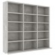 Sonata CD шкаф, бетонно сив, 102x16x89,5 см, ПДЧ Sonata CD шкаф, бетонно сив, 102x16x89,5 см, ПДЧ
