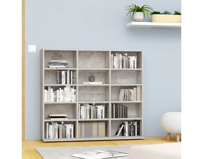 Sonata CD шкаф, бетонно сив, 102x16x89,5 см, ПДЧ Sonata CD шкаф, бетонно сив, 102x16x89,5 см, ПДЧ