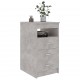 Sonata Шкаф с чекмеджета, бетонно сив, 40x50x76 см, ПДЧ