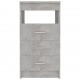 Sonata Шкаф с чекмеджета, бетонно сив, 40x50x76 см, ПДЧ