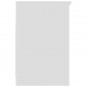Sonata Шкаф с чекмеджета, бял гланц, 40x50x76 см, ПДЧ