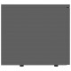 Sonata ТВ шкаф, черен гланц, 80x34x30 см, ПДЧ
