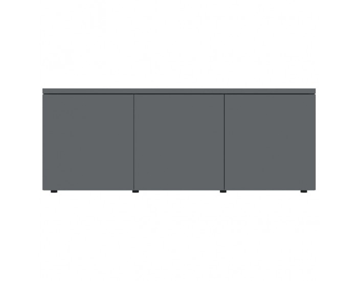 Sonata ТВ шкаф, сив гланц, 80x34x30 см, ПДЧ
