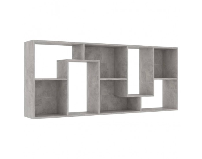 Sonata Шкаф библиотека, бетонно сива, 67x24x161 см, ПДЧ