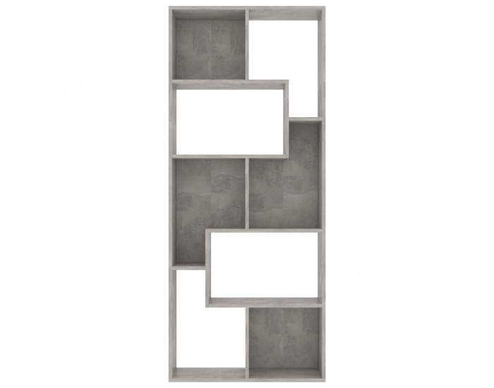 Sonata Шкаф библиотека, бетонно сива, 67x24x161 см, ПДЧ