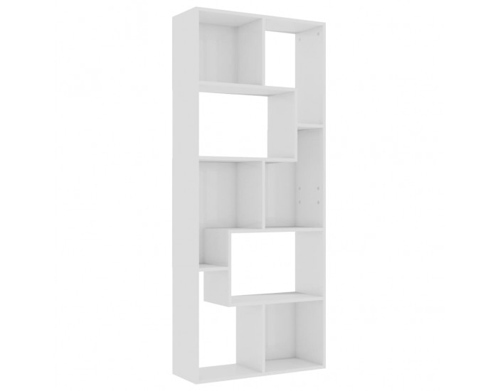 Sonata Шкаф библиотека, бял гланц, 67x24x161 см, ПДЧ