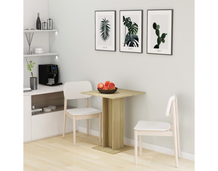 Sonata H Бистро маса, дъб сонома, 60x60x75 см, инженерно дърво