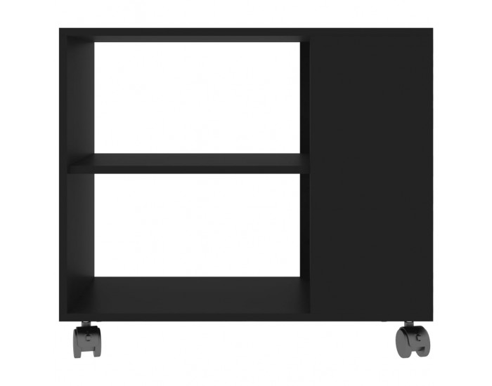 Sonata Странична маса, черна, 70x35x55 см, ПДЧ
