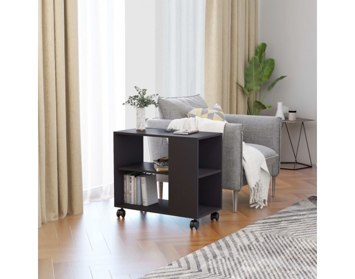 Sonata H Странична маса, сива, 70x35x55 см, инженерна дървесина