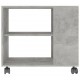 Sonata Странична маса, бетонно сива, 70x35x55 см, ПДЧ