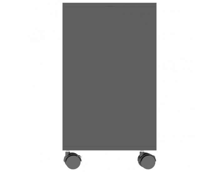 Sonata Странична маса, черен гланц, 70x35x55 см, ПДЧ