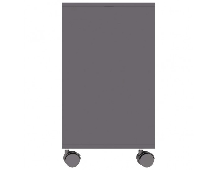 Sonata Странична маса, сив гланц, 70x35x55 см, ПДЧ