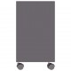 Sonata Странична маса, сив гланц, 70x35x55 см, ПДЧ