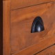 Sonata Нощно шкафче, 40x35x60 см, тиково дърво масив