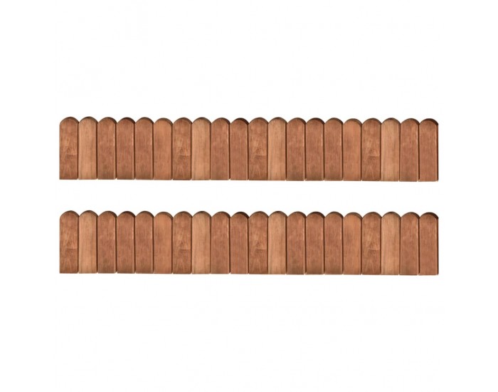 Sonata Палисади за градина, 2 бр, 120 см, импрегниран бор