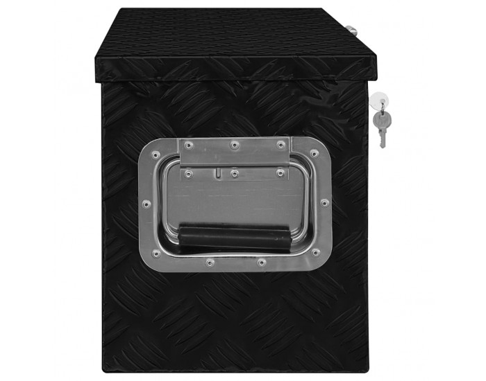 Sonata Алуминиева кутия, 80x30x35 см, черна