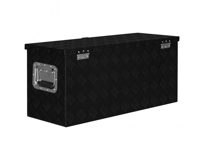 Sonata Алуминиева кутия, 80x30x35 см, черна