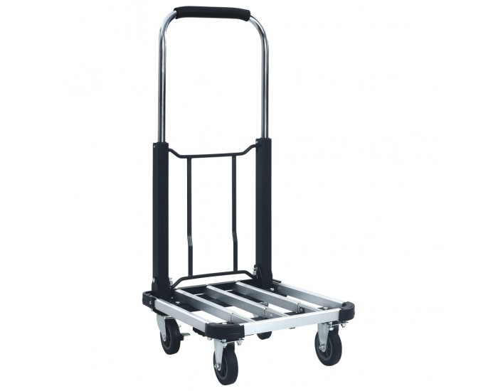 Sonata Сгъваема транспортна количка 150 кг алуминий сребриста