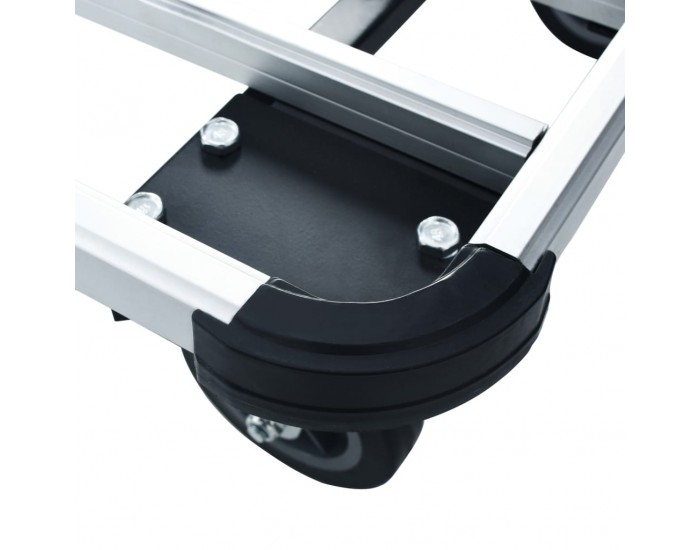 Sonata Сгъваема транспортна количка 150 кг алуминий сребриста