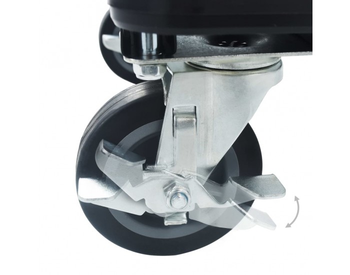 Sonata Сгъваема транспортна количка 150 кг алуминий сребриста