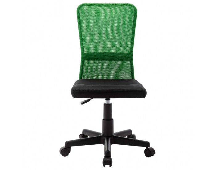 Sonata Офис стол, черно-зелен, 44x52x100 см, мрежест плат