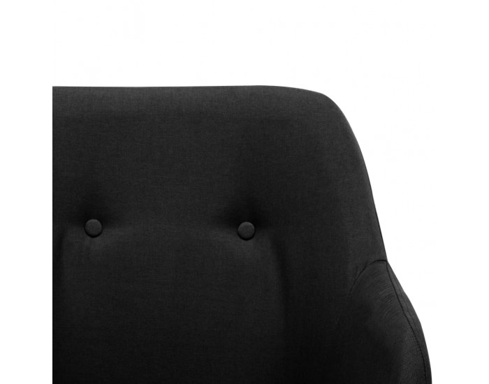 Sonata Люлеещ се стол, черен, текстил