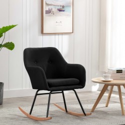 Sonata Люлеещ се стол, черен, текстил - Специални столове