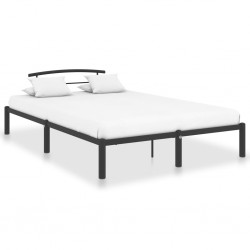 Sonata Рамка за легло, черна, метал, 140x200 cм - Спалня