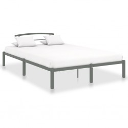 Sonata Рамка за легло, сива, метал, 140x200 cм - Легла