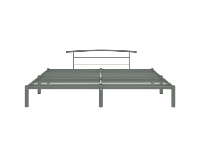 Sonata Рамка за легло, сива, метал, 180x200 см