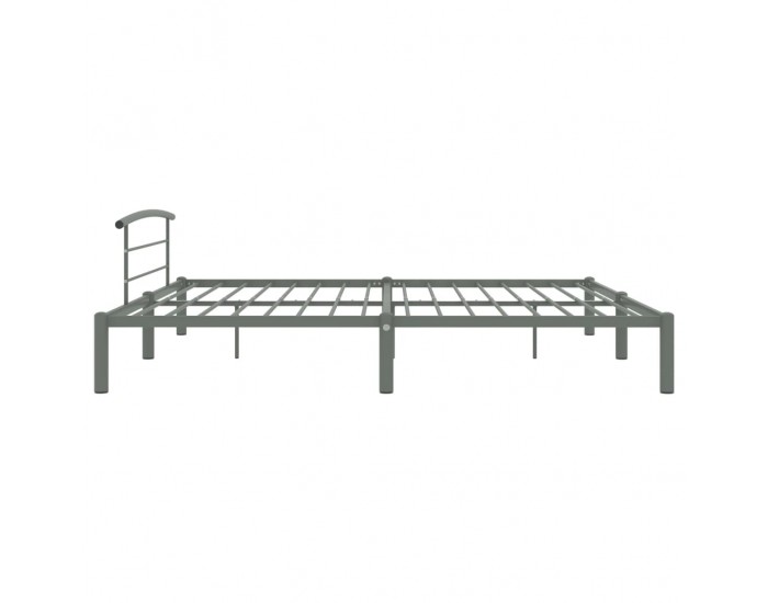 Sonata Рамка за легло, сива, метал, 180x200 см