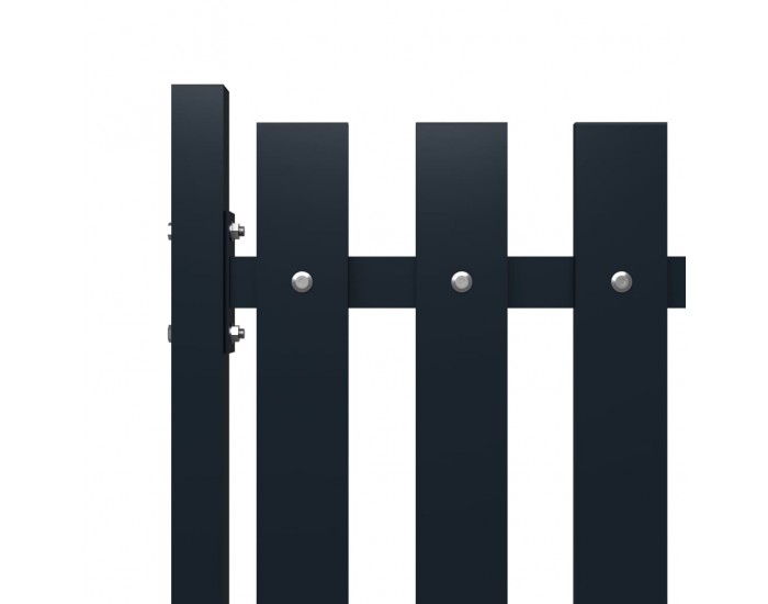 Sonata Ограден панел антрацит 174,5x170 см прахово боядисана стомана