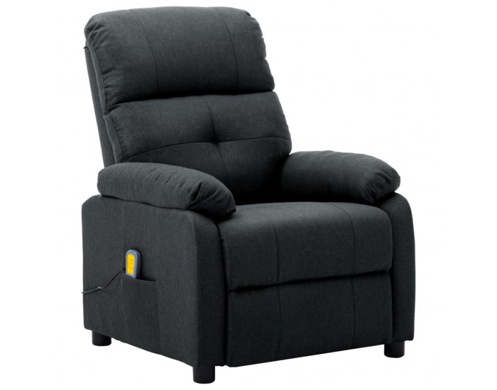 Sonata Масажен реклайнер, тъмносив, текстил