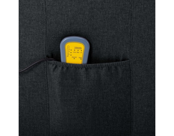 Sonata Масажен реклайнер, тъмносив, текстил