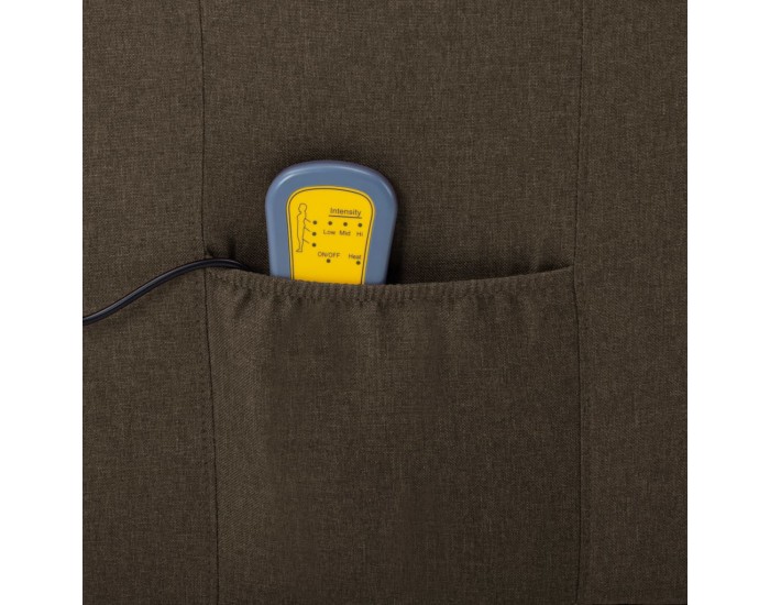 Sonata Масажен реклайнер, кафяв, текстил