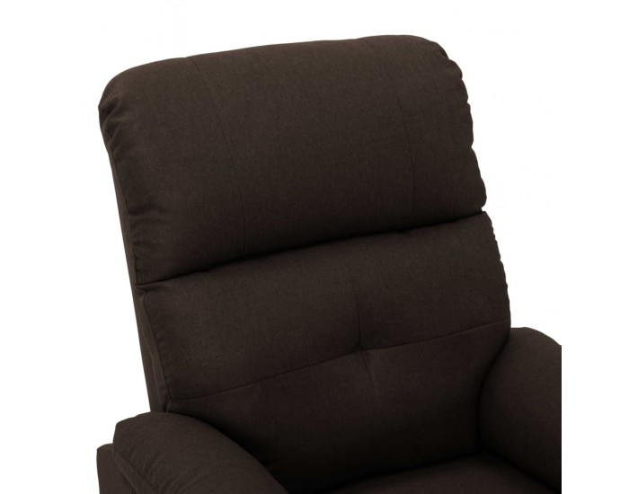 Sonata Масажен реклайнер, тъмнокафяв, текстил