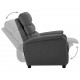 Sonata Реклайнер, сив, изкуствена кожа