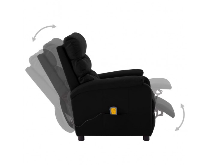 Sonata Масажен наклоняем стол, черен, изкуствена кожа