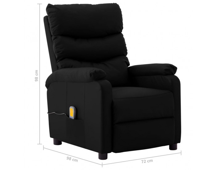 Sonata Масажен наклоняем стол, черен, изкуствена кожа